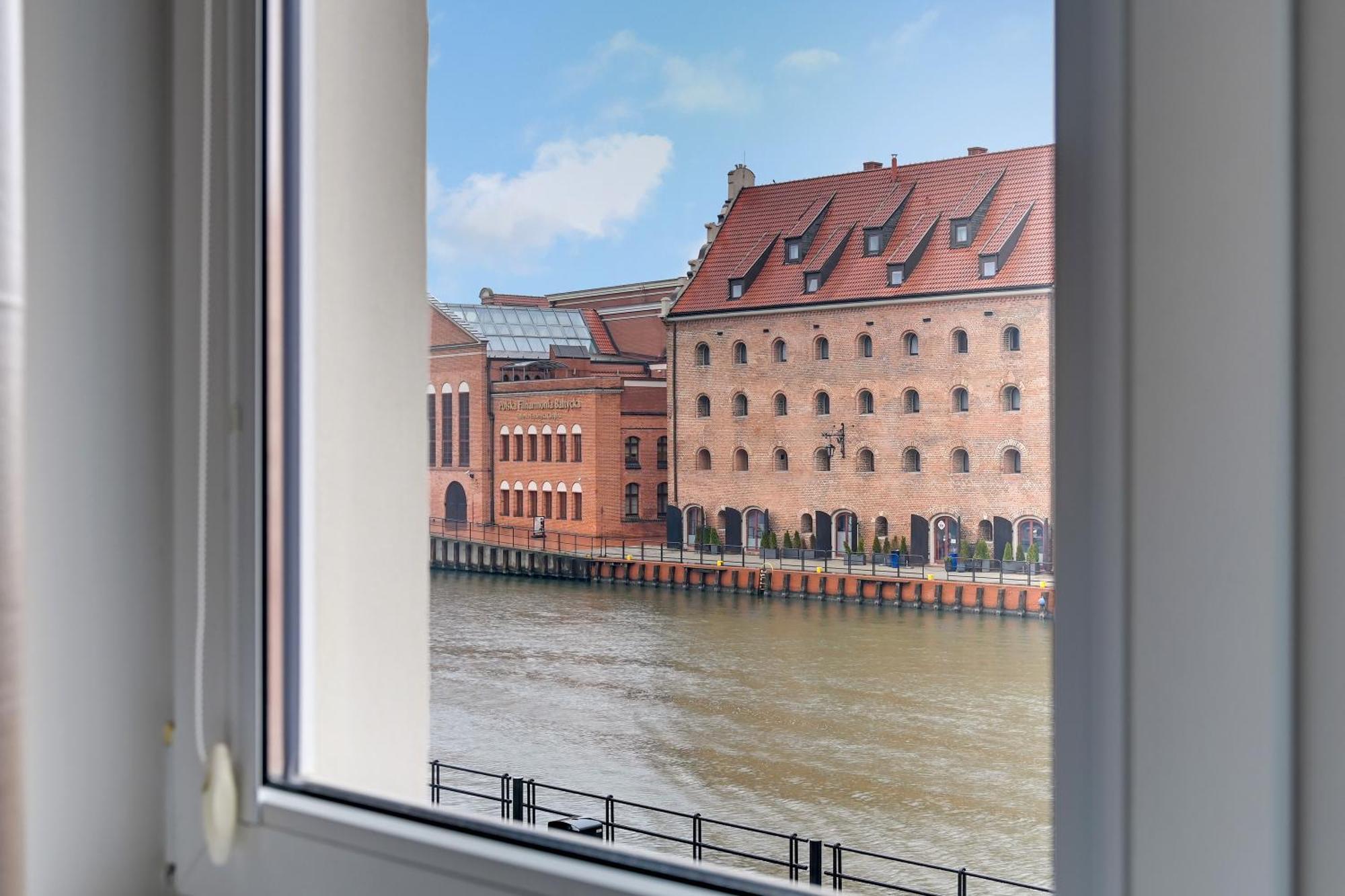 Motlawa Bulvar Residence Z Widokiem Na Rzeke Motlawa By Downtown Apartments Gdansk Bagian luar foto